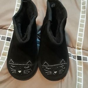 Toddler girl black boots